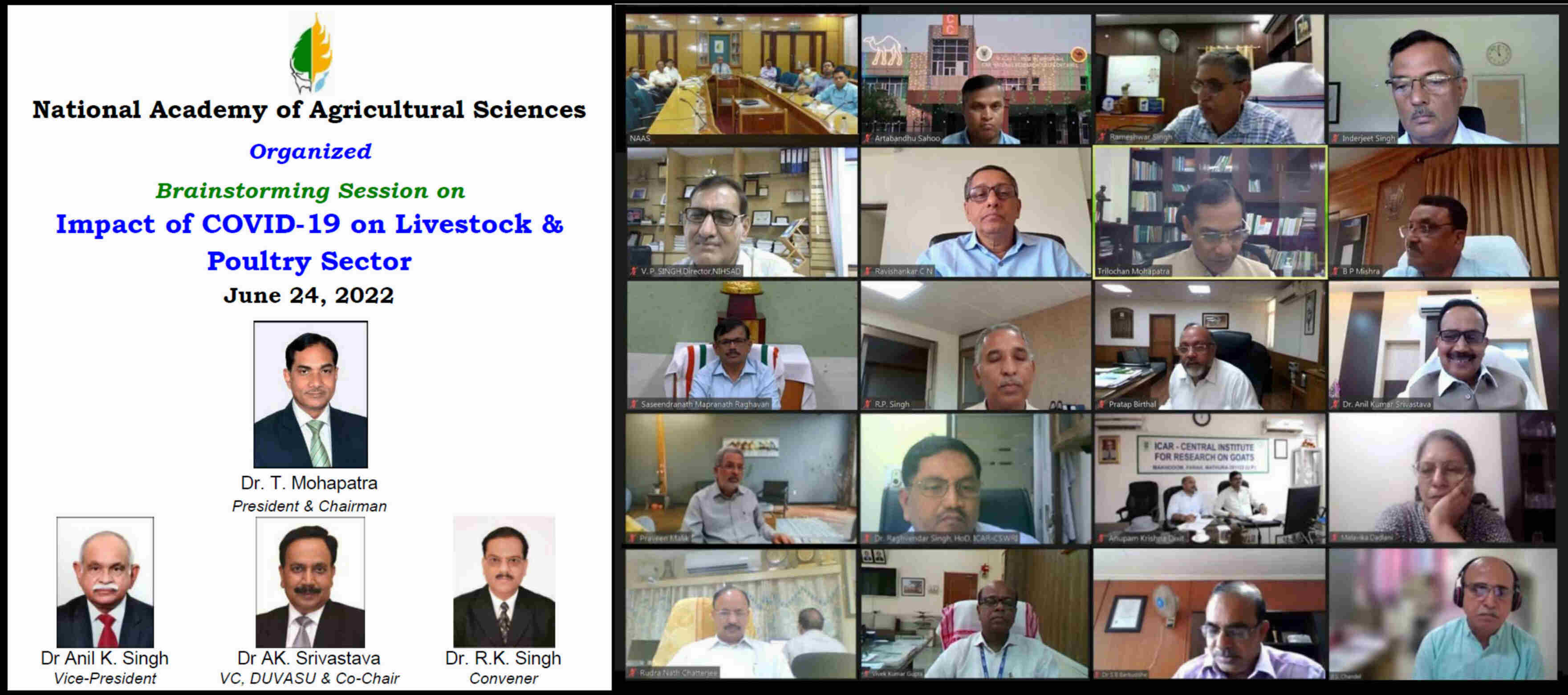 BSS on Impact of COVID 19 on Livestock & Poultry Sector