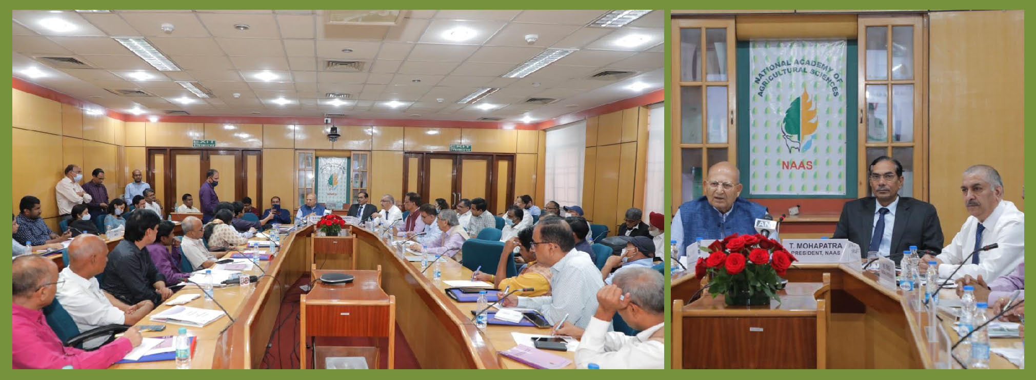 Press Meet Jointly organized by NAAS and TAAS on Environmental Release of Transgenic Mustard Hybrid DMH11 by MoEF&CC. The conference was addressed by Dr. R.S. Paroda (Founder Chairman, TAAS), Dr. T. Mohapatra (President, NAAS), Prof. K.C. Bansal (Secretary, NAAS) and other experts.