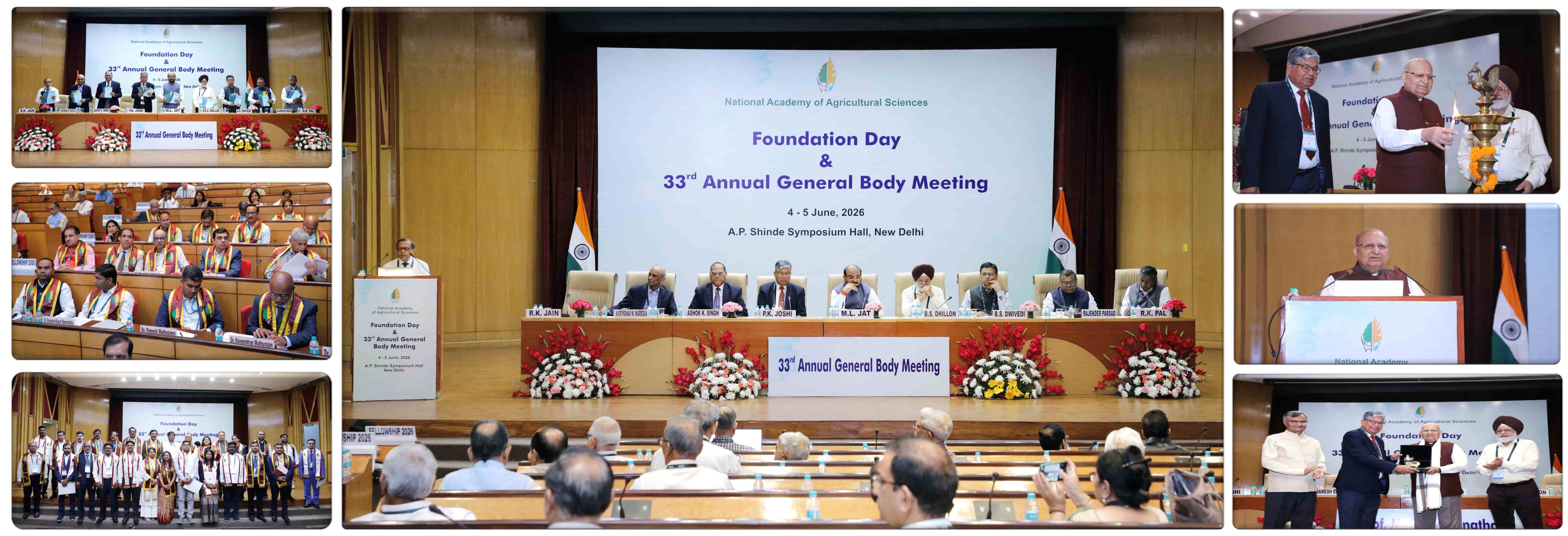 NAAS Annual General Body Meeting and Foundation Day Celebration 2026. Prof. M.S. Swaminathan Foundation Day Lecture by Dr. R.S. Paroda, Founder Chairman, TAAS